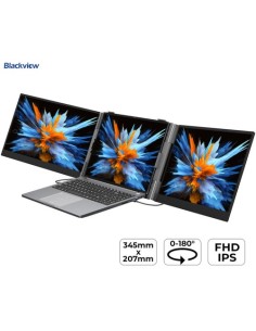 Monitor Blackview 14"/35cm DCM6, dvojni za prenosnik