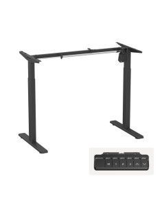 Okvir za mizo UVI Desk LITE V2 električno nastavljiv okvir - črn (UVIDFLITEV2B)