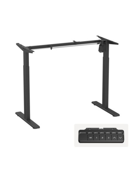 Okvir za mizo UVI Desk LITE V2 električno nastavljiv okvir - črn (UVIDFLITEV2B)