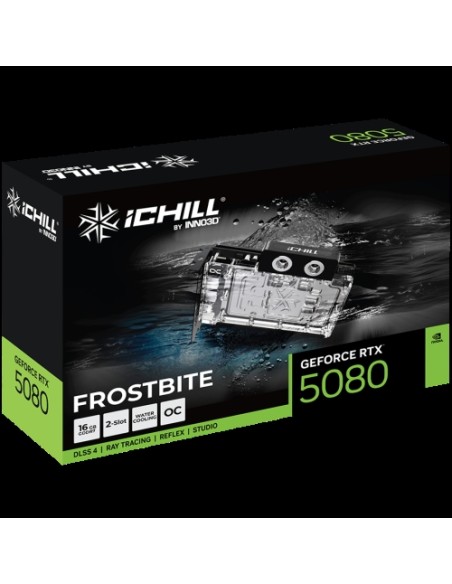 Grafična kartica Inno3D RTX5080 iChill Frostbite OC (C50803-16D7X-1760FB)