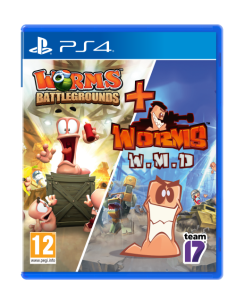 Worms Battlegrounds + Worms WMD Double Pack (PlayStation 4)