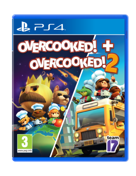 Overcooked + Overcooked 2 Double Pack (PlayStation 4)