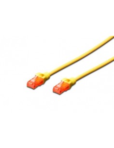 Priključni kabel UTP C6 RJ45 1m, rumen, Digitus