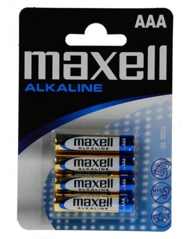 Baterija alkalna Maxell 1,5V AAA LR03 4x (MA72367101)