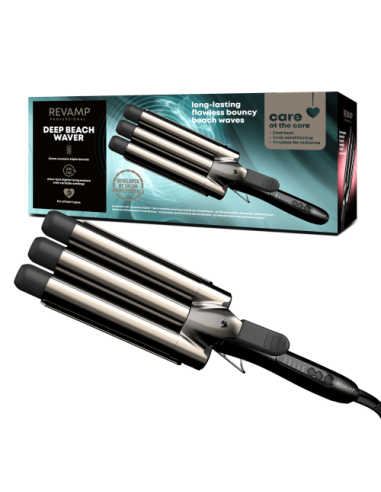 Oblikovalec las Revamp Progloss Deep Beach Waver (WV-2000)