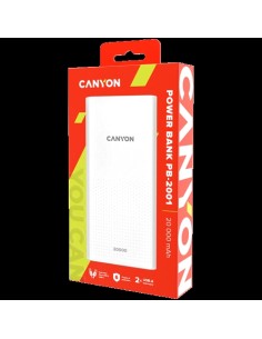 Prenosna baterija Canyon CNS-CPB2001W, 20.000mAh