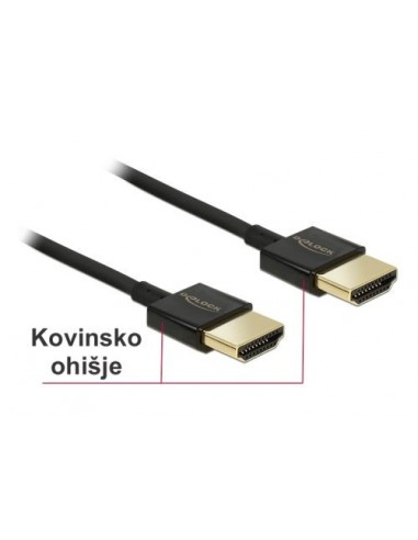 Kabel HDMI z LAN M/M 1.5m, Delock 84772