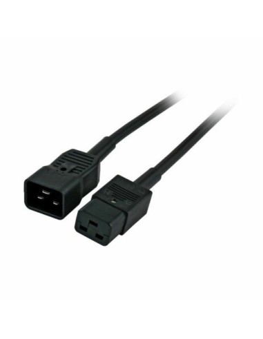 Napajalni kabel 220V C19 - C20 podaljšek 1,8m črn EFB