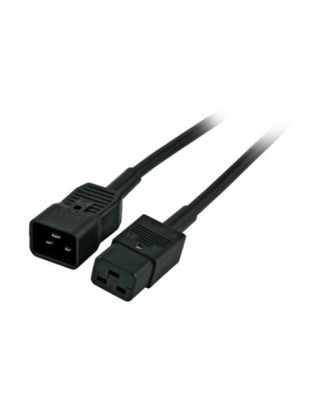 Napajalni kabel 220V C19 - C20 podaljšek 1,8m črn EFB