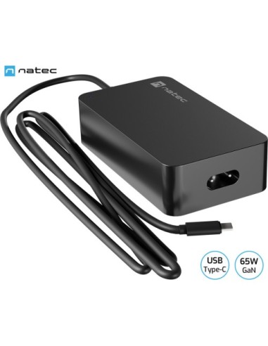 USB polnilec Natec Grayling, 20W, črn