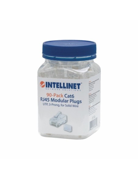 Konektor UTP RJ45 trdi CAT 6+, Intellinet