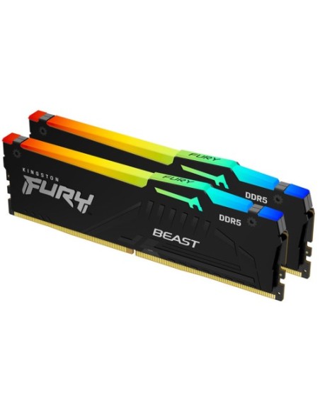 RAM DDR5 2x32GB 6000MHz Kingston Fury Beast RGB (KF556C40BB2AK2-64)