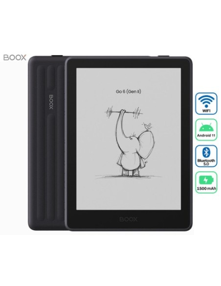 E-bralnik BOOX Go 6 Gen II, črn