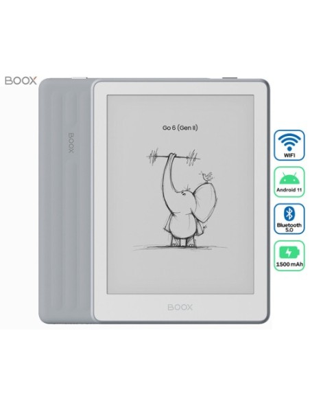 E-bralnik BOOX Go 6 Gen II, siv