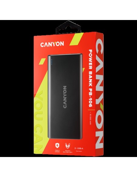 Prenosna baterija Canyon CNE-CPB1007B, 10.000mAh