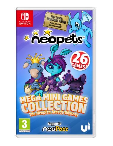 Neopets: Mega Mini Games Collection - The Neopian Arcade Odyssey - Day 1 Edition (Nintendo Switch)