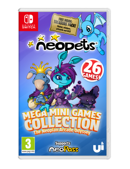 Neopets: Mega Mini Games Collection - The Neopian Arcade Odyssey - Day 1 Edition (Nintendo Switch)