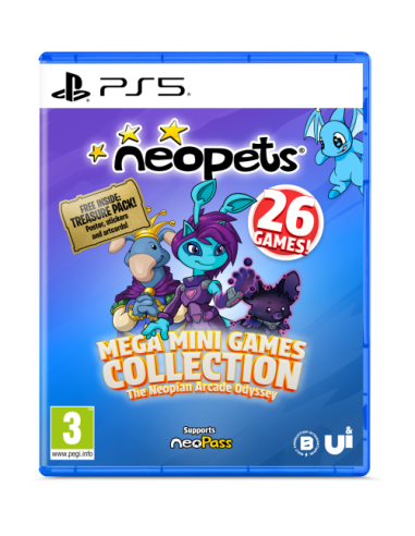 Neopets: Mega Mini Games Collection - The Neopian Arcade Odyssey - Day 1 Edition (Playstation 5)