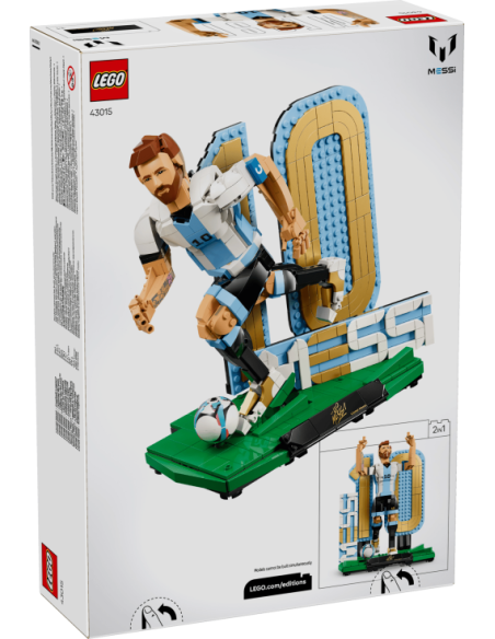 LEGO 43015 Editions Football: Lionel Messi - Football Legend