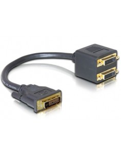 Adapter DVI-2xDVI 24+1M/2x24+1Ž, Delock 65051