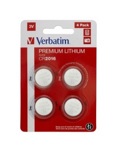Baterija gumb Verbatim 49531 CR2016 3V Li 4-pack