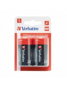 Baterija alkalna Verbatim 49923 1.5V D LR20 2-pack