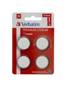Baterija gumb Verbatim 49535 CR2450 3V Li 4-pack
