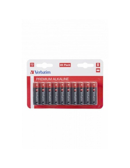 Baterija alkalna Verbatim 49877 1.5V AA LR6 20-pack