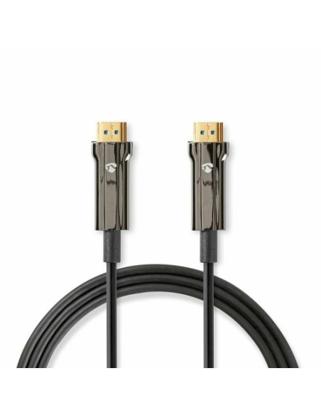 Kabel HDMI z LAN 30m aktivni optični, Nedis CVBG3500BK300