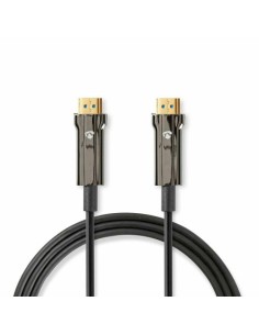 Kabel HDMI z LAN 10m aktivni optični, Nedis CVBG3500BK100