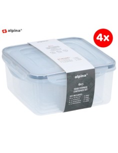 Komplet posod ALPINA (8711252439488), 4-delni