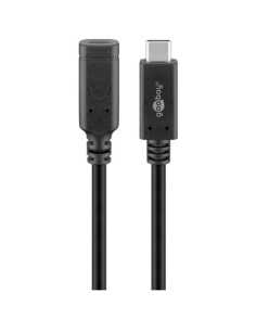 KABEL GOOBAY USB-C TO USB-C 1M EXTENSION USB32 BLACK G2