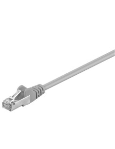 Priključni kabel FTP C5e RJ45 1m, siv, Goobay 50127