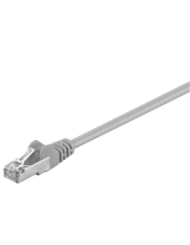 Priključni kabel FTP C5e RJ45 1m, siv, Goobay 50127