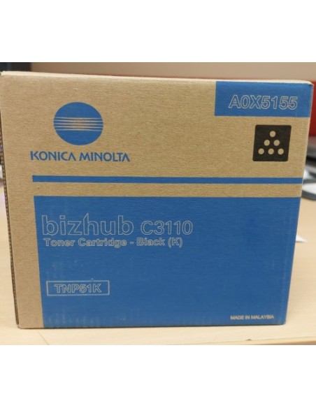 Konica Minolta toner A0X5155 TNP-51K črn za Bizhub C3110 (5.000 str.)