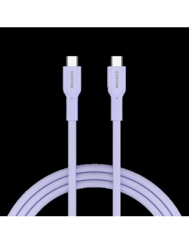Kabel USB C-C 1m Canyon OnWire 60CL (CND-CCAP60AB10PU)