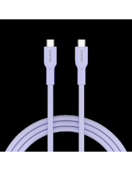 Kabel USB C-C 1m Canyon OnWire 60CL (CND-CCAP60AB10PU)