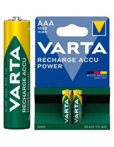 Baterija polnilna Varta 43470, 1000mAh Ni-MH AAA/HR03, 2-pack