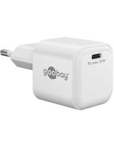 USB polnilec Goobay USB-C GaN 30W (79153), bel