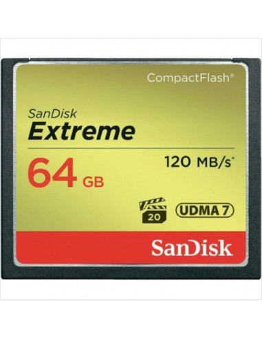 Spominska kartica CompactFlash 64GB SanDisk Compact Flash Extreme UDMA7 (SDCFXSB-064G-G46)