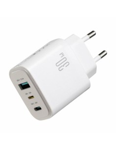 USB polnilec Joyroom 30W USB TipC TipA Lightning (JR-TG6 white), 65W