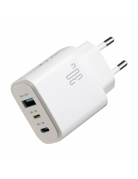 USB polnilec Joyroom 30W USB TipC TipA Lightning (JR-TG6 white), 65W