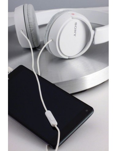 Slušalke Sony (MDRZX110APW.AE), bele