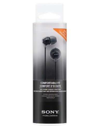 Slušalke Sony (MDREX15LPB.AE), črne