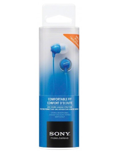 Slušalke Sony (MDREX15LPLI.AE), modre