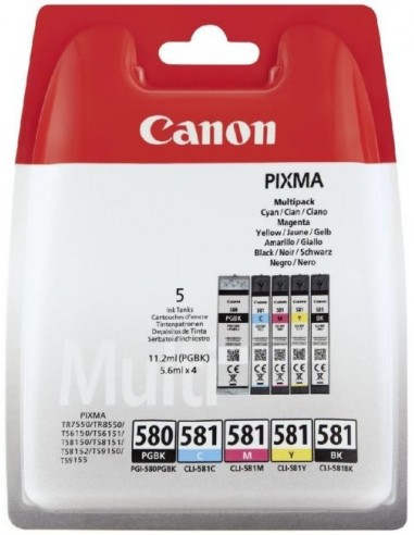 Canon kartuša CLI-581 komplet BK+C+M+Y za Pixma TS 6150/6151/8150/8151/8152/9150/9155