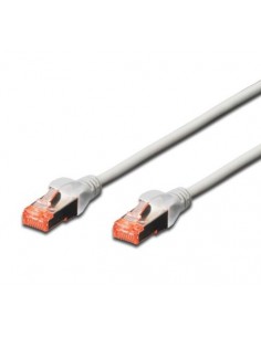 Priključni kabel SFTP C6 RJ45 1.5m, siv, Digitus