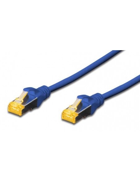 Priključni kabel SFTP C6 RJ45 1m, moder, Digitus LSOH