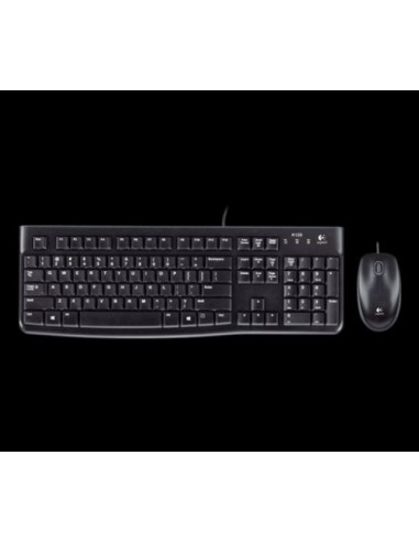 Tipkovnica + miška Logitech Desktop MK120, USB, US